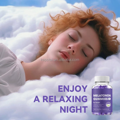 Adult Night Sleep Assist Gummy Candy Helps Deep Sleep with Melatonin Echinacea Zinc & Vitamin C