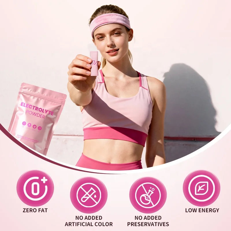 ACORN Electrolyte Effervescent Powder Beverage Support Energy Focus Electrolyte Powder with Peach Flavor